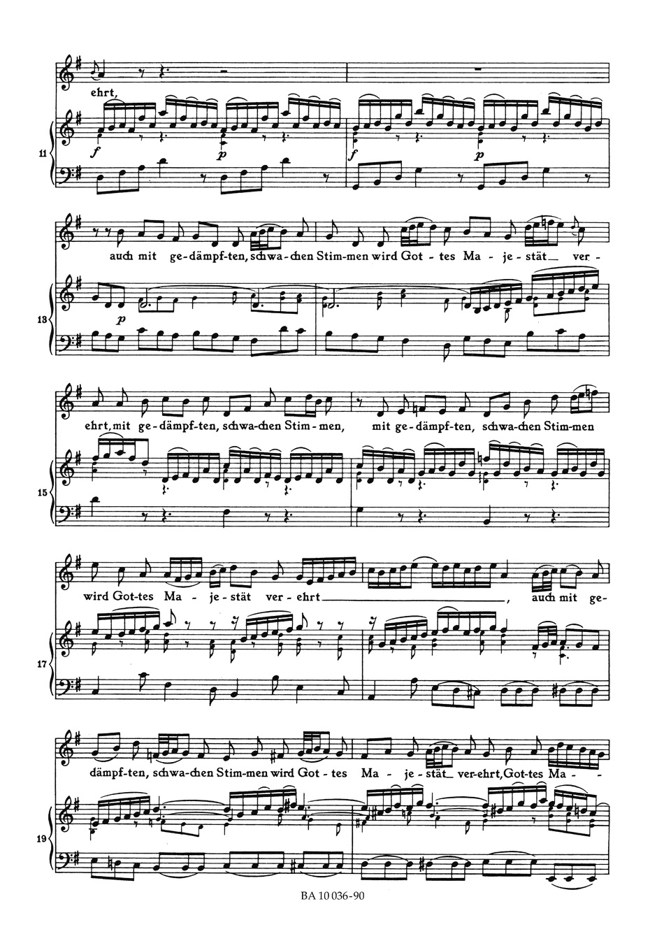 Cantate 36 Schwingt Freudig Euch Empor - BACH - Partition - Chœur