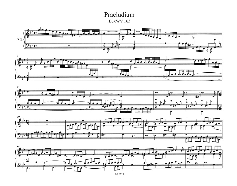 L'œuvre d'orgue, Volume 3 - BUXTEHUDE - Partition - Orgue