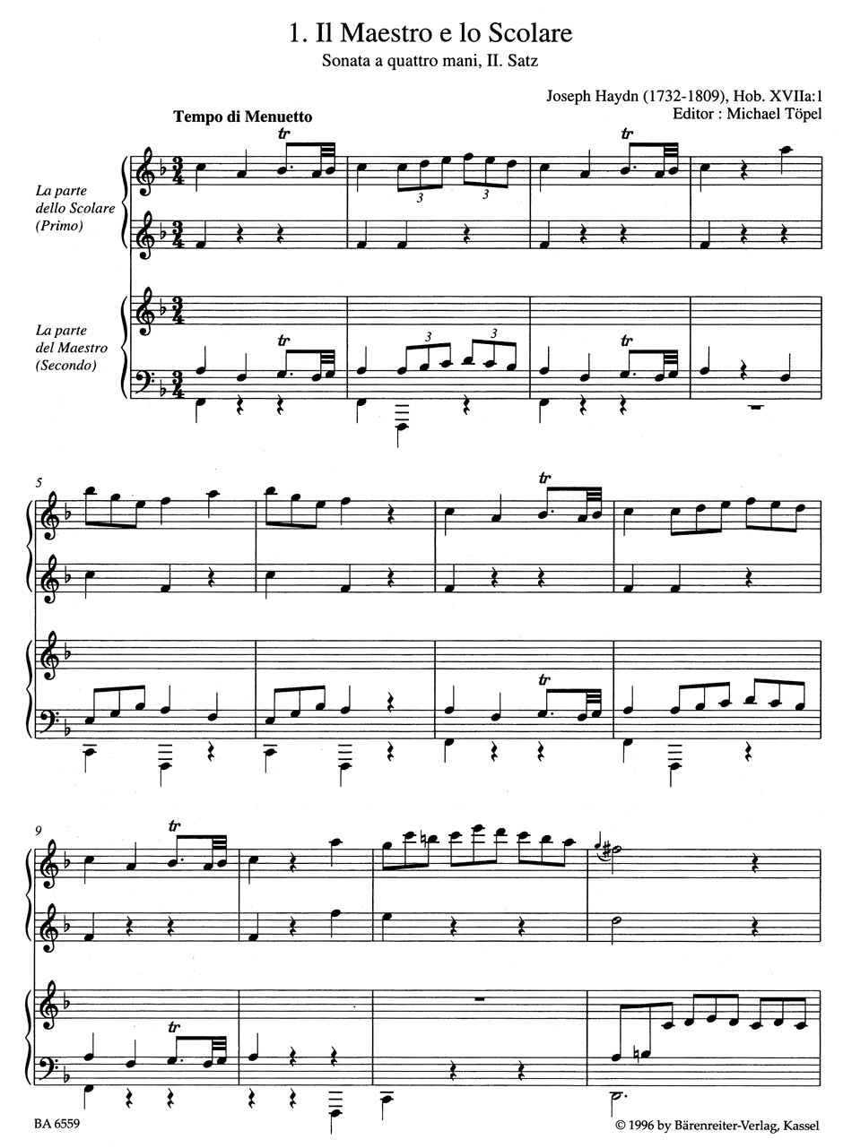 Bärenreiter Piano Album 4 Mains - Partition - Piano
