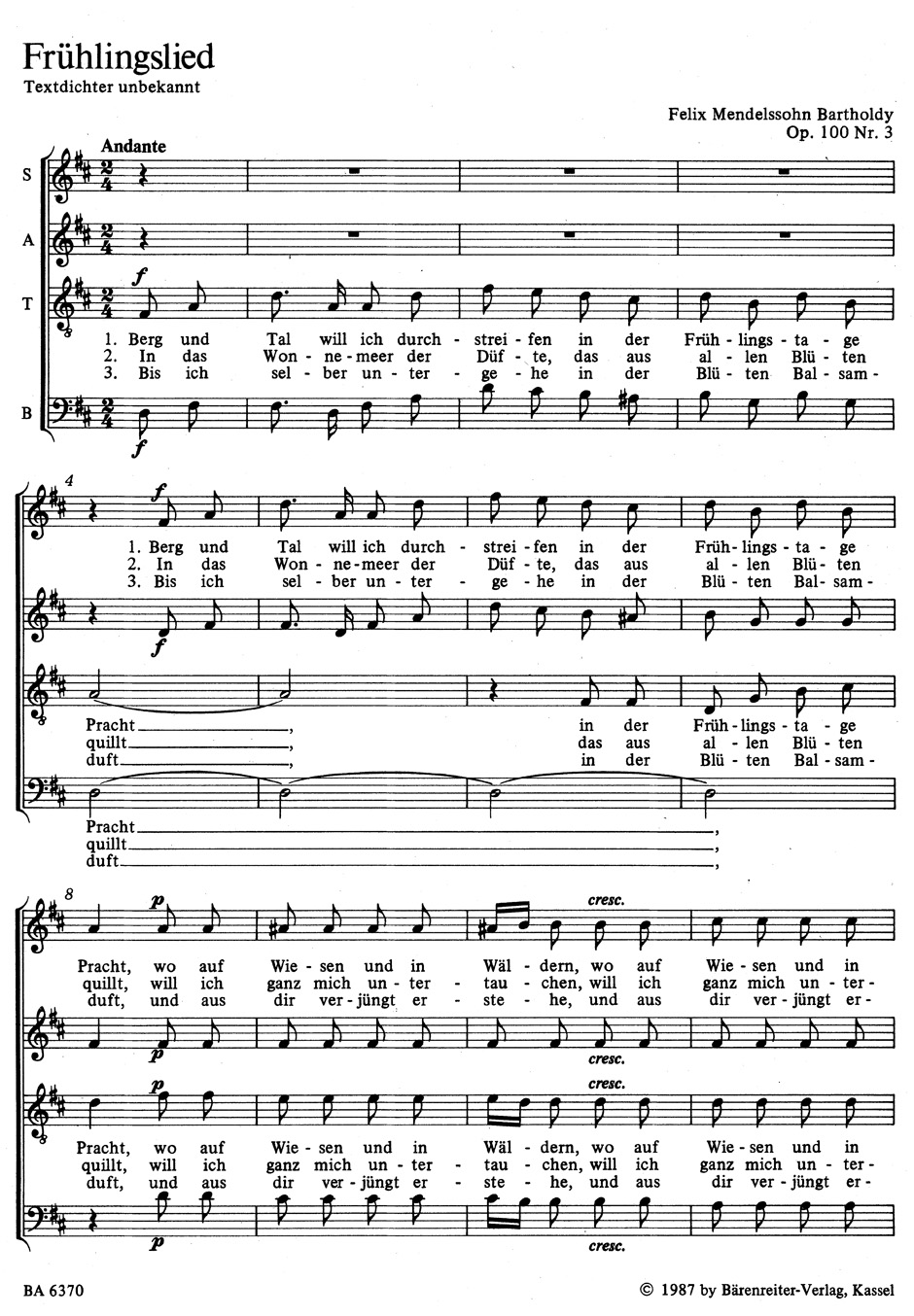 Weltliche Chormusik der Romantik - Partition - Chœur