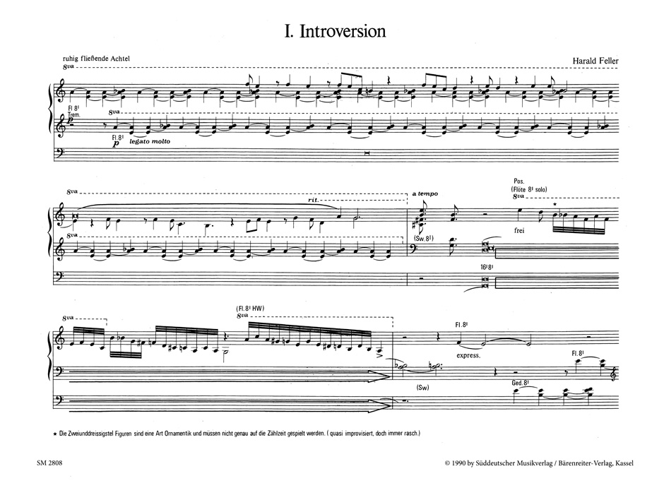 Diptychon. 1985 - Harald Feller - Partition - Orgue