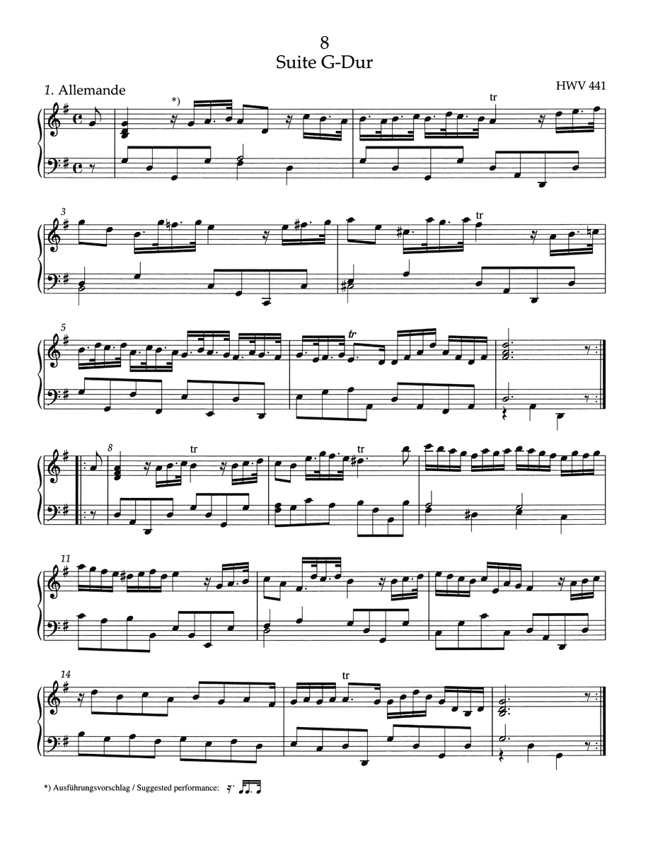 Oeuvre pour piano Volume 2 - HAENDEL - Partition - Piano
