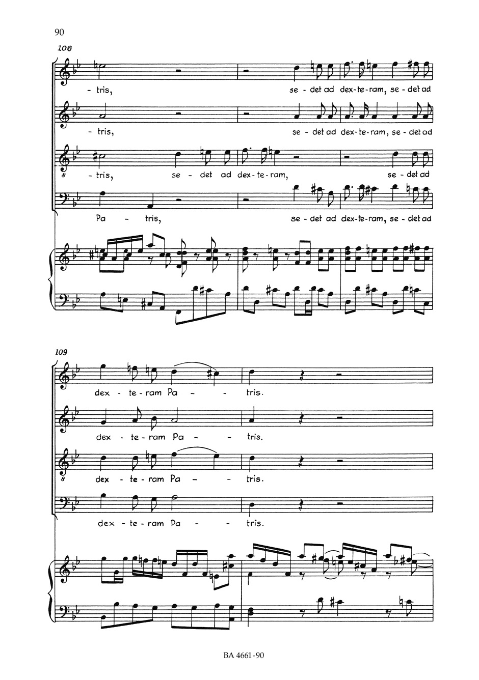 Missa B-Dur Theresien-Messe - HAYDN - Partition - Chœur
