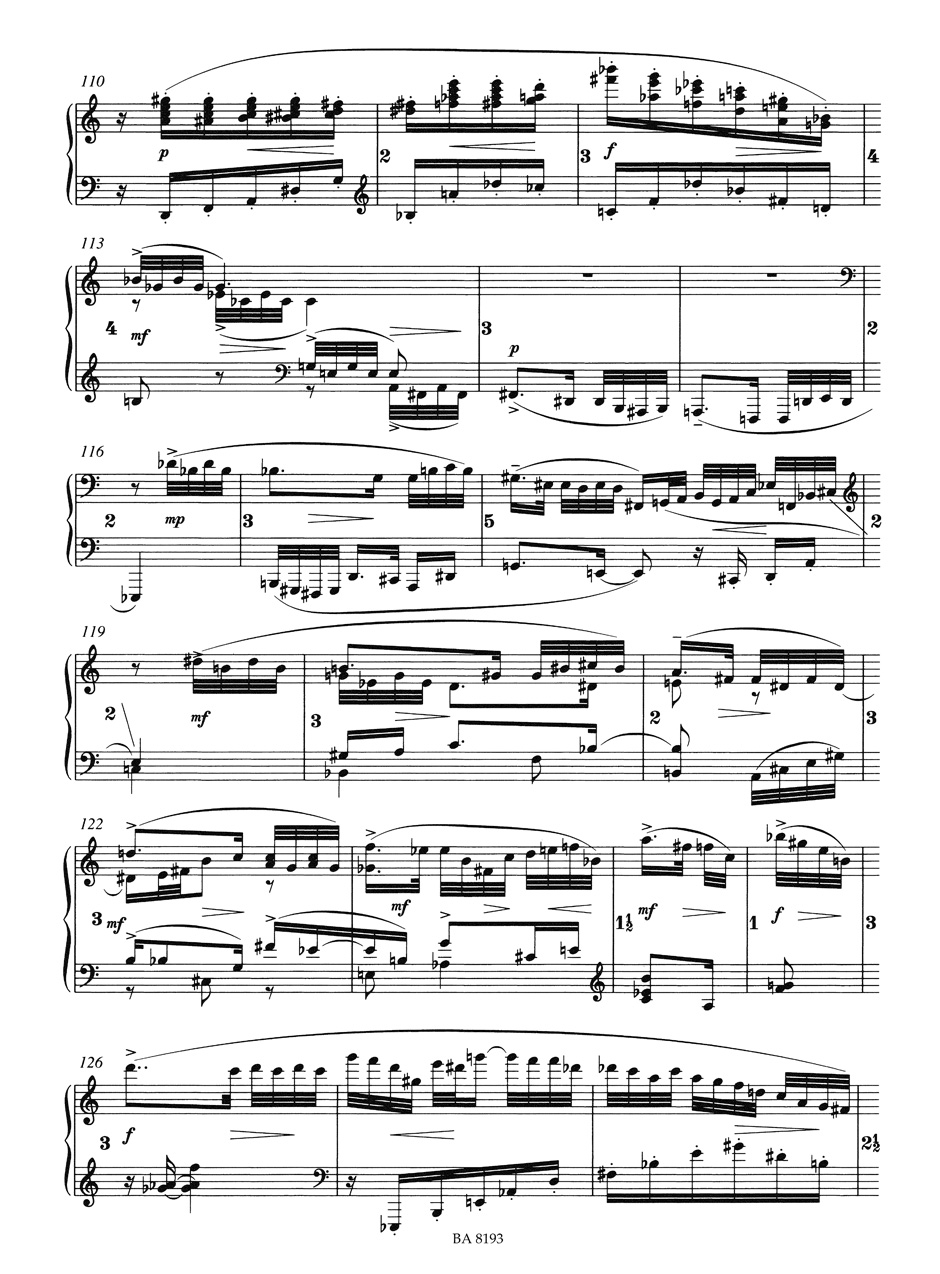 5ème Klaviersonate Op. 121 1950 - Ernst Krenek - Partition - Piano