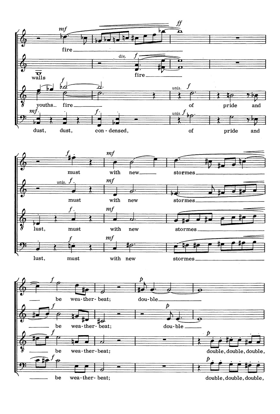 O Holy Ghost. Sonett aus der Litanei von John Donne 1964