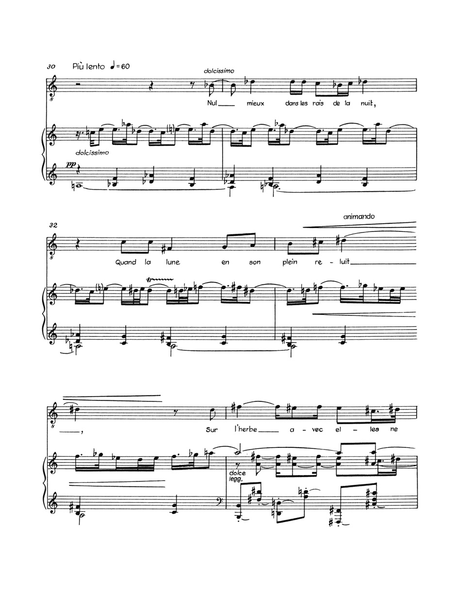 Dédicace de Pierre de Ronsard 1945. - Frank Martin - Partition