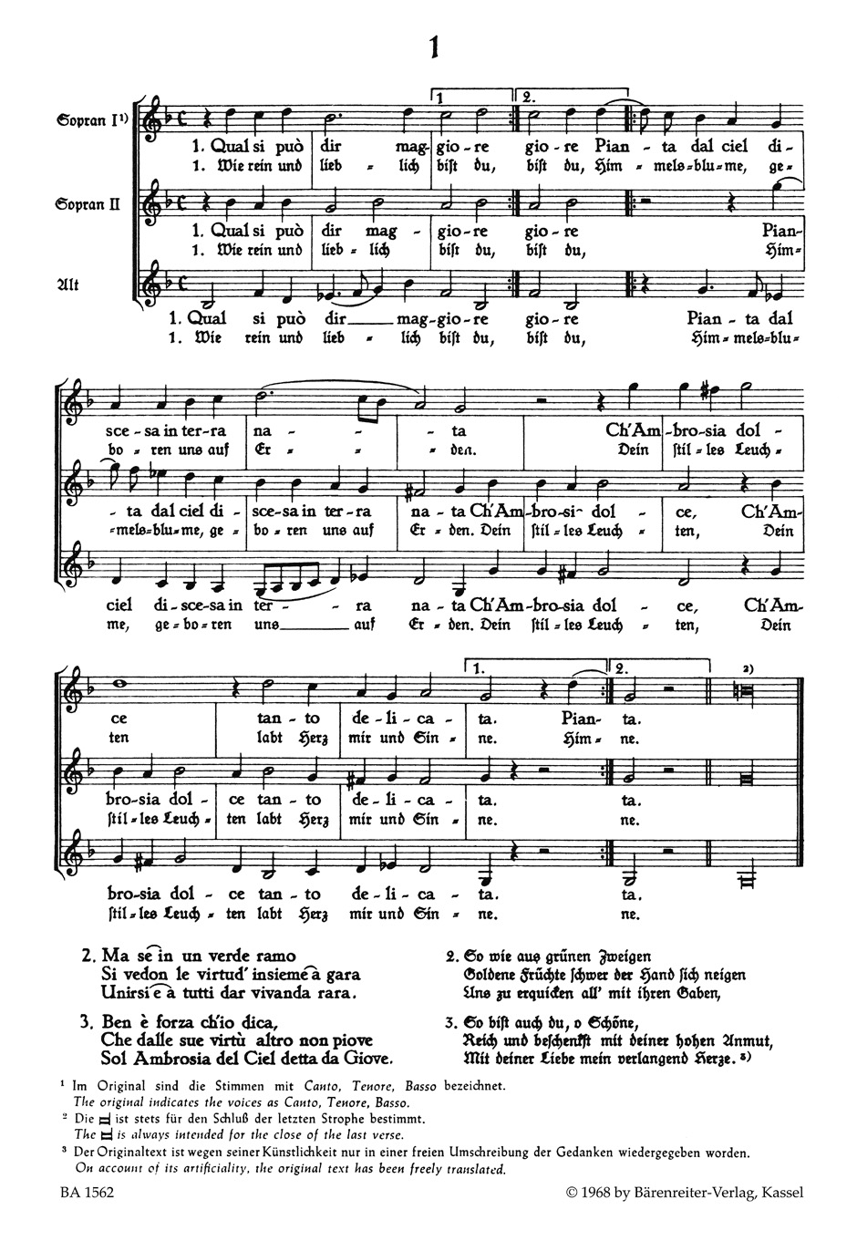 Canzonetten - MONTEVERDI - Partition - Chœur