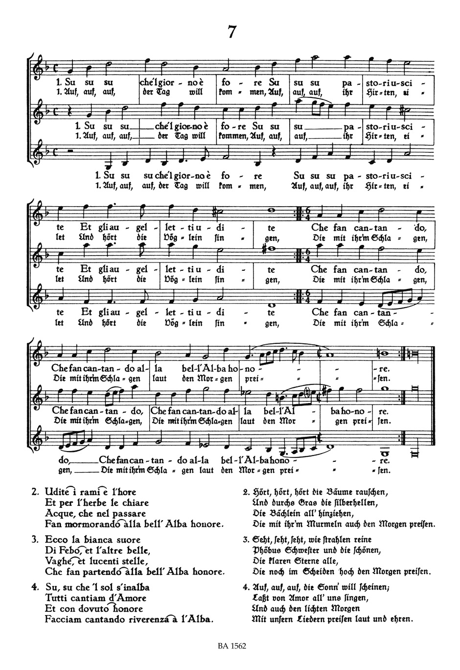 Canzonetten - MONTEVERDI - Partition - Chœur