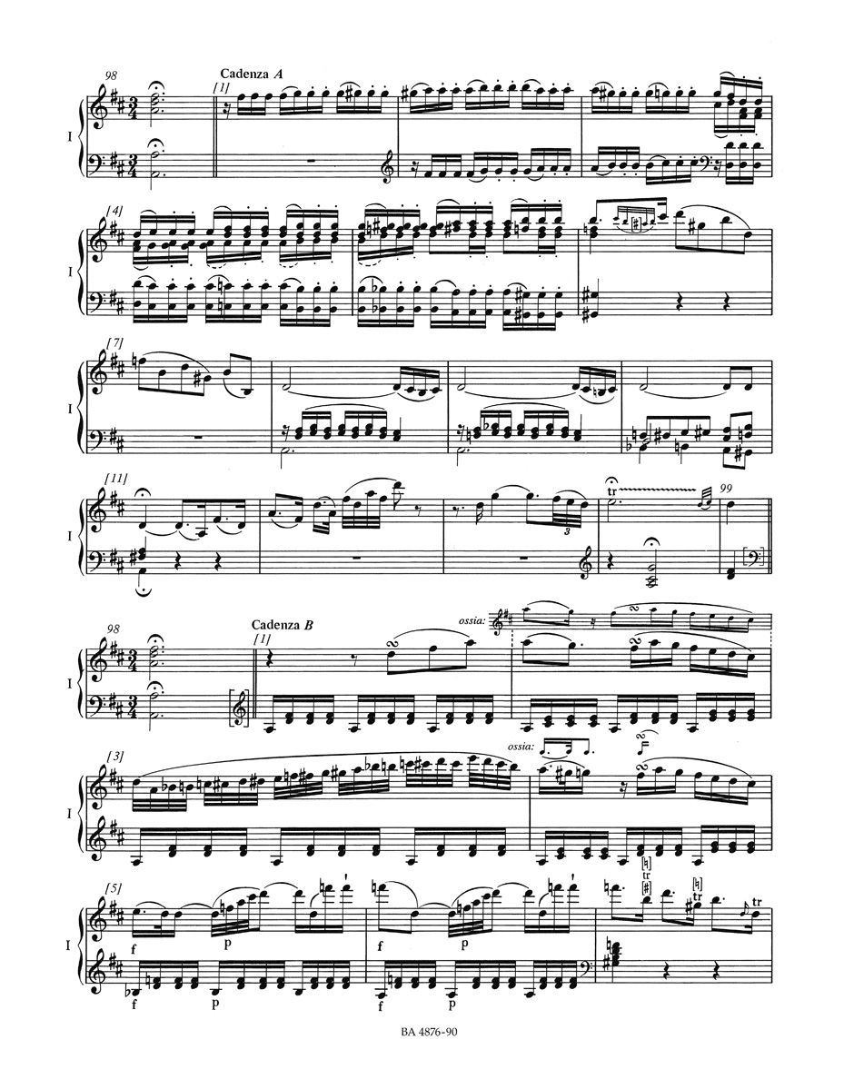 Concerto Pour Piano N° 12 En la Majeur KV 414 - MOZART - Partition