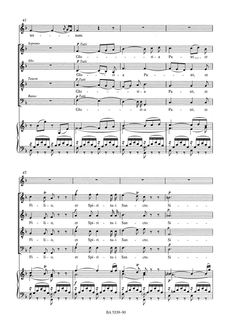 Laudate Dominum KV 339 - MOZART - Partition - Mélodies