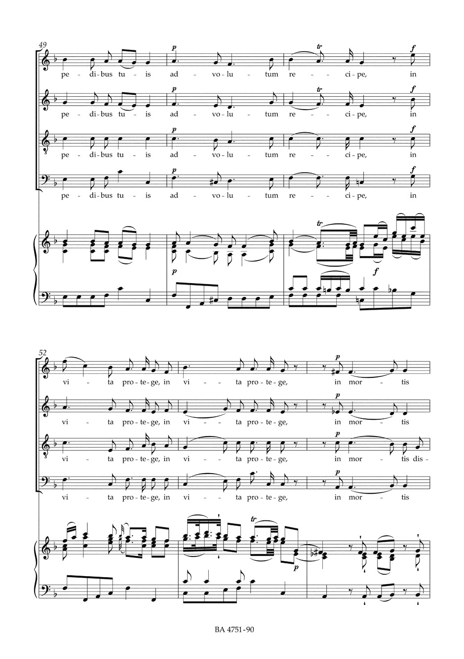 Sancta Maria, Mater Dei KV 273 - MOZART - Partition - Chœur