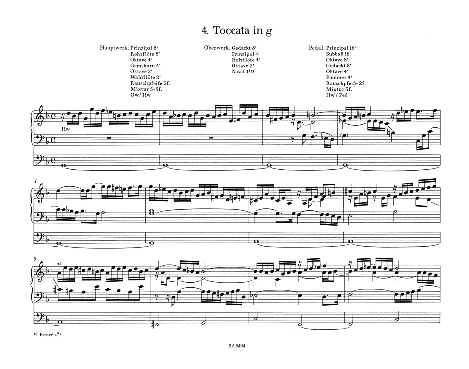 Oeuvre Pour Orgue Volume 5 - PACHELBEL - Partition - Orgue
