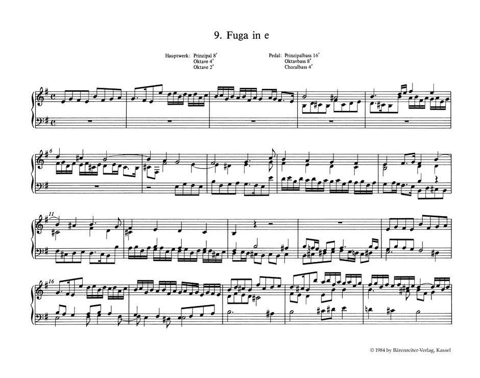 Oeuvre Pour Orgue Volume 9 - PACHELBEL - Partition - Orgue