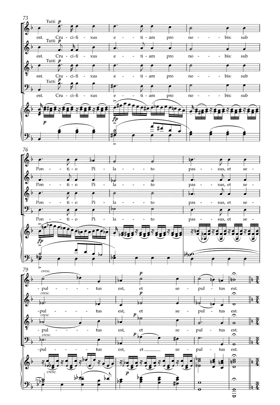 Messe Do Majeur D 452 - SCHUBERT - Partition - Chœur