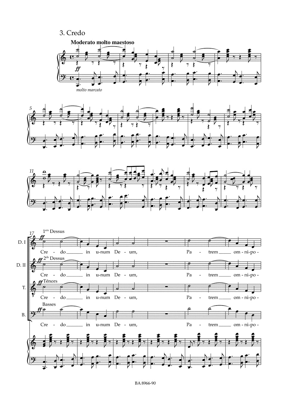 Messe Solennelle Sainte Cécile - GOUNOD - Partition - Chœur