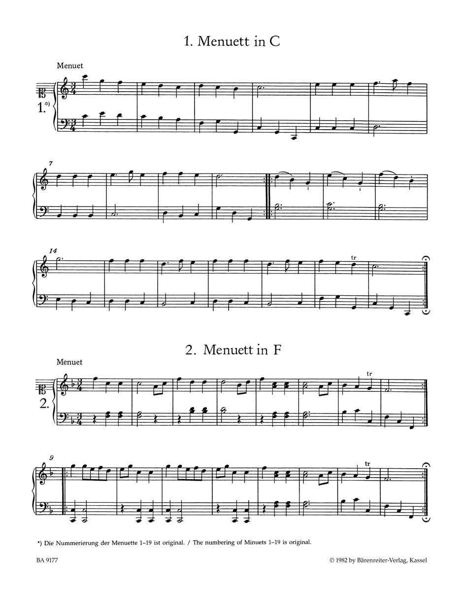 Die Notenbücher der Gescwister Mozart - MOZART - Partition - Piano