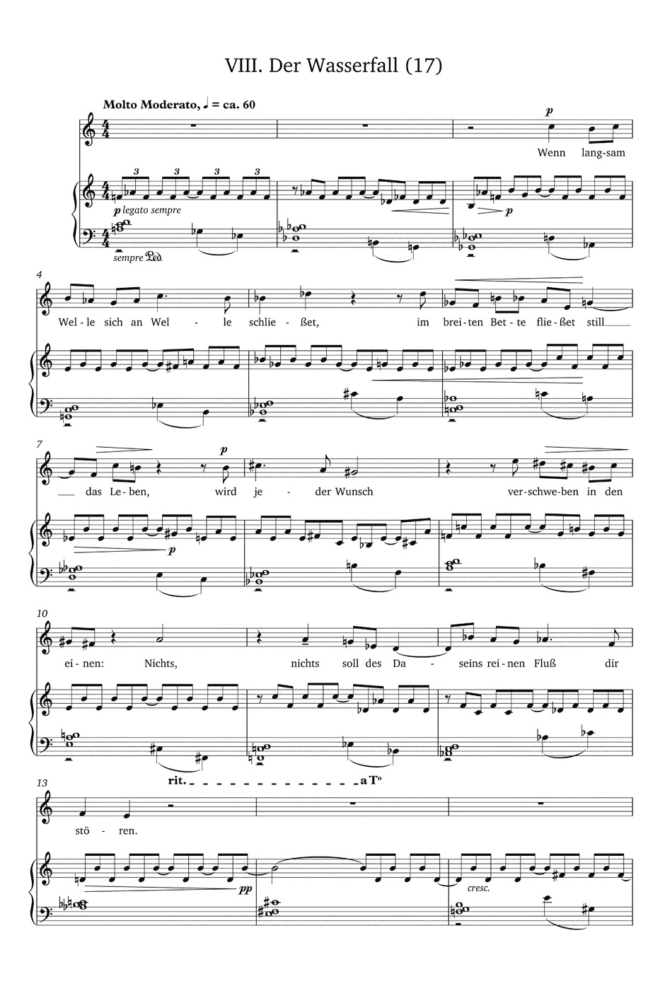 Abendröte. Voix haute - Manfred Trojahn - Partition - Mélodies