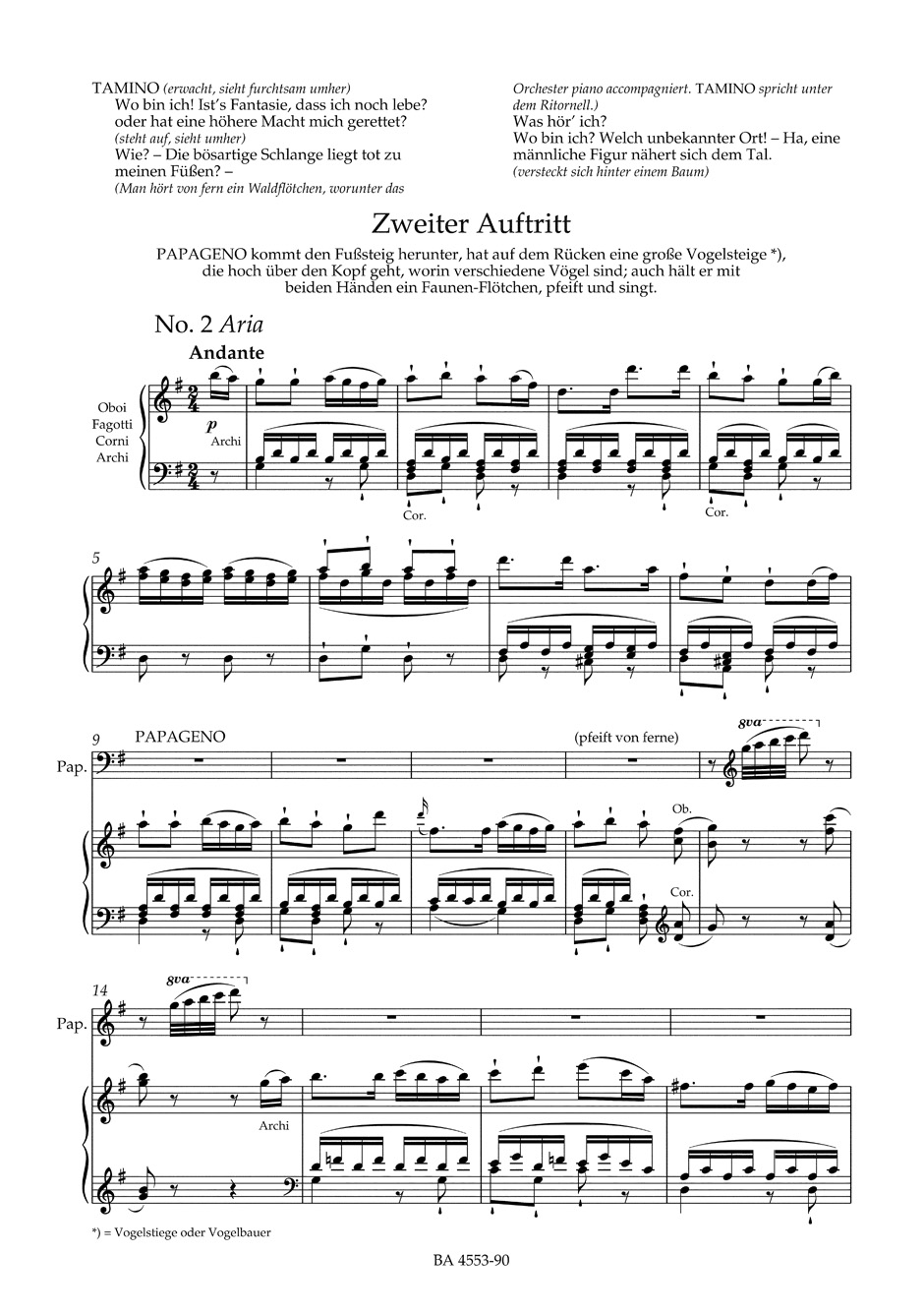 Die Zauberflöte KV 620. Edition RELIEE - MOZART - Partition - Opéras