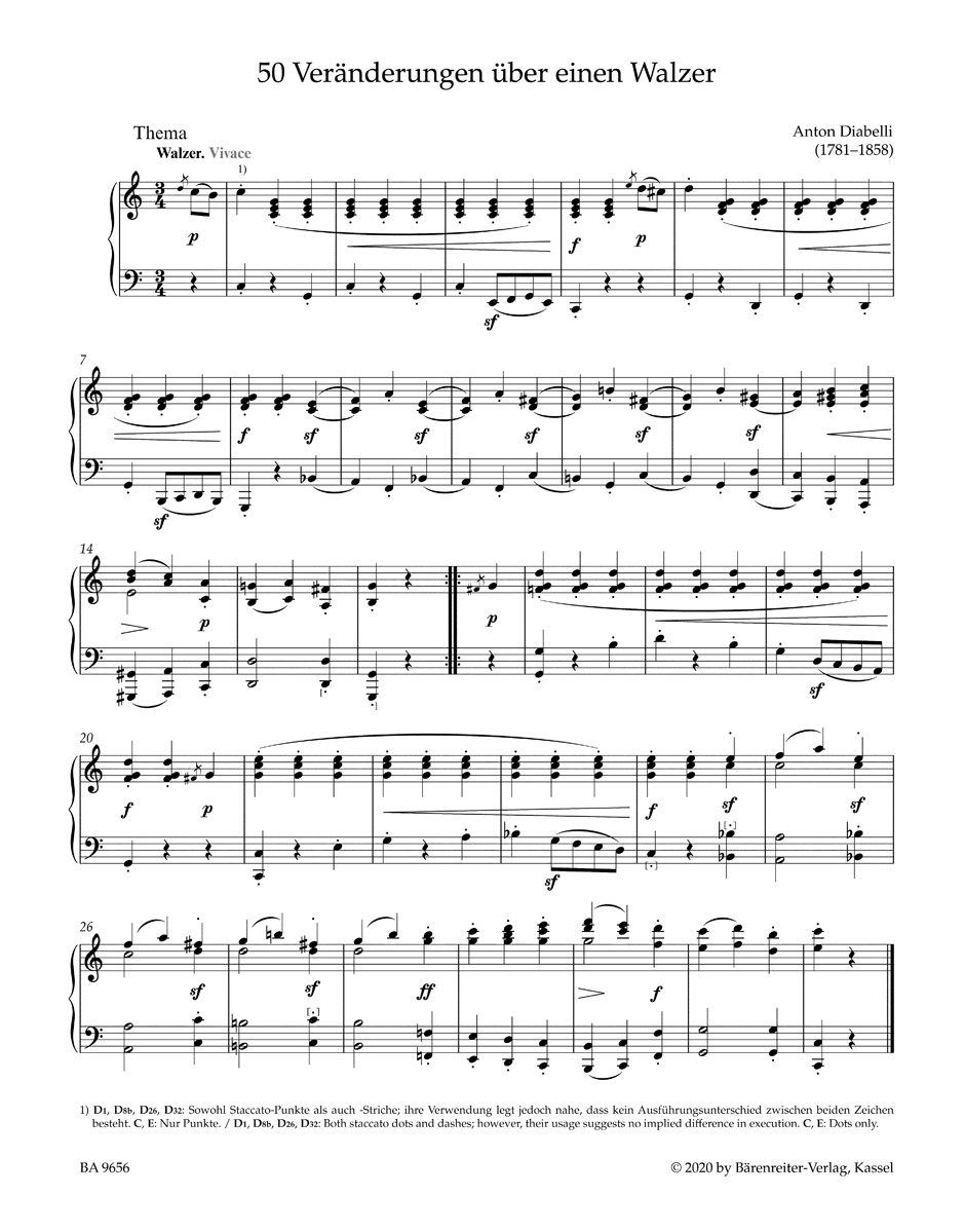 Variations sur une valse de Diabelli - BEETHOVEN / Autres Compositeurs