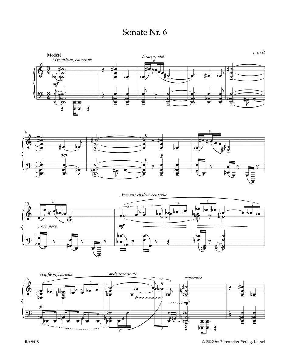 Sonates complètes - Volume 3 - SCRIABINE - Partition - Piano