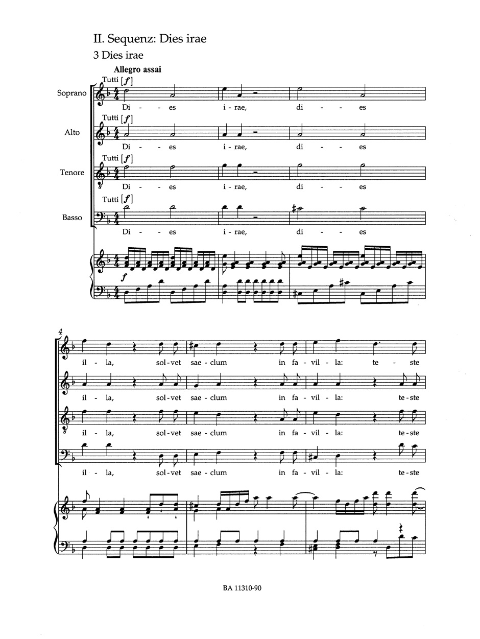 Requiem - MOZART - Partition - Chœur