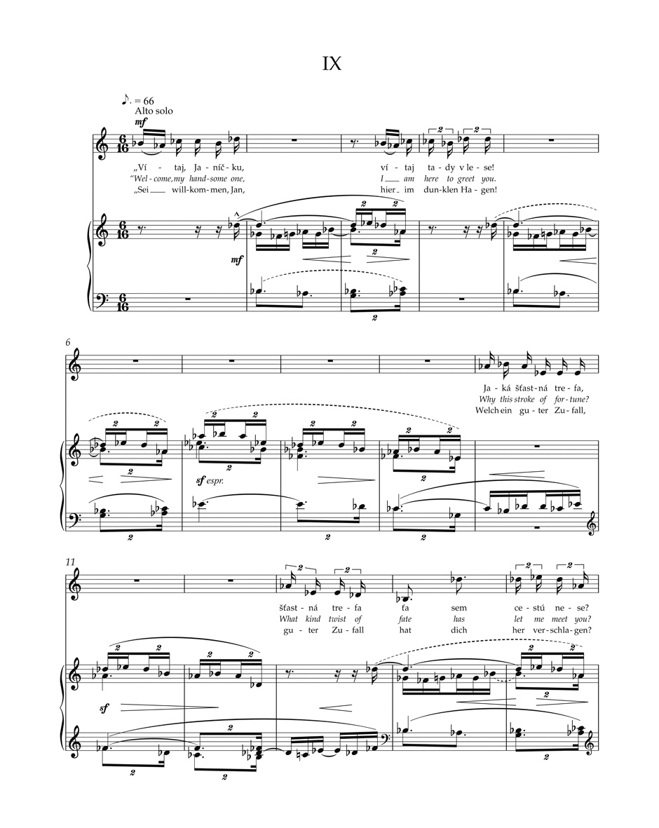 Le Journal d'un Disparu - Score - JANACEK - Partition - Grand format