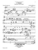 L'Attente, Opus 20 - Sonate pour Violon et Piano