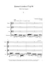 Quatuor A Cordes N° 5 Opus 88 - Florentine Mulsant - Partition