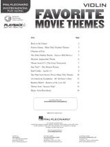 Favorite Movie Themes - Partition - Violon