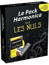 Le pack harmonica pour les nuls avec harmonica, livre et CD