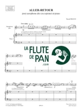 Aller-Retour - Pascal Proust - Partition - Saxophone