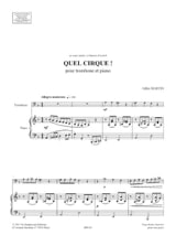 Quel cirque ! - Gilles Martin - Partition - Trombone