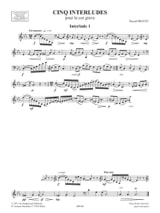 Cinq 5 Interludes pour le Cor Grave Low Horn - Pascal Proust