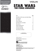 Star Wars The Force Awakens - John Williams - Partition - Violon
