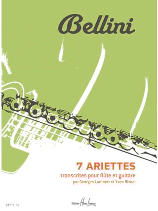 7 Ariettes - BELLINI - Partition - Duos