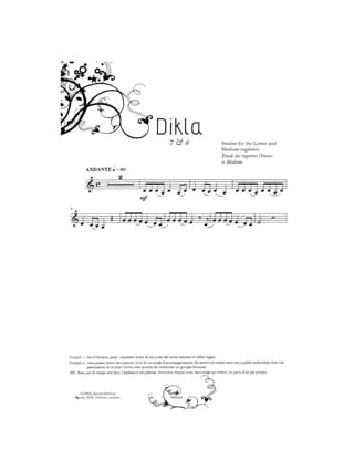 Klezmer Studies - Samuel Berthod - Partition - Clarinette