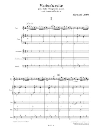 Marion's Suite - Conducteur + Parties - Raymond Guiot - Partition