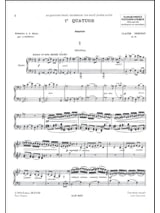 1er Quatuor 4 Mains - DEBUSSY - Partition - Piano
