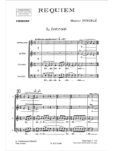 Requiem - Choeur seul - DURUFLÉ - Partition - Chœur
