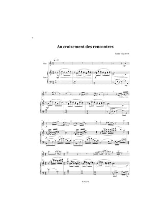 Souffle 2 - Flûte et Piano - Partition - Flûte traversière