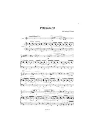 Souffle 2 - Flûte et Piano - Partition - Flûte traversière