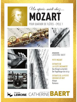Un après-midi chez.. Mozart - MOZART - Partition - Flûte traversière