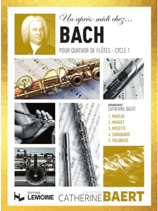 Un après-midi chez.. Bach - BACH - Partition - Flûte traversière