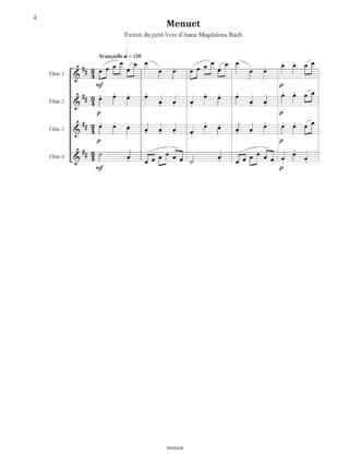 Un après-midi chez.. Bach - BACH - Partition - Flûte traversière