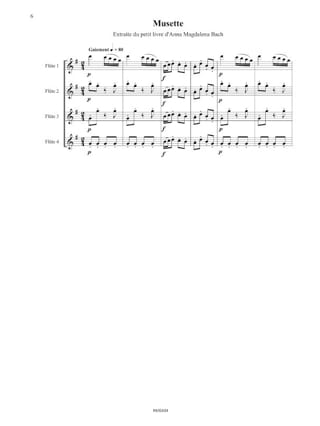 Un après-midi chez.. Bach - BACH - Partition - Flûte traversière