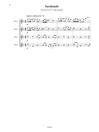 Un après-midi chez.. Bach - BACH - Partition - Flûte traversière