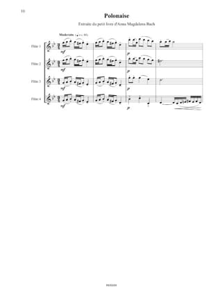 Un après-midi chez.. Bach - BACH - Partition - Flûte traversière