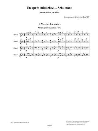 Un après-midi chez.. Schumann - Robert Schumann - Partition