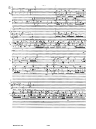 Concerto pour Piano et Orchestre - Philippe Boesmans - Partition