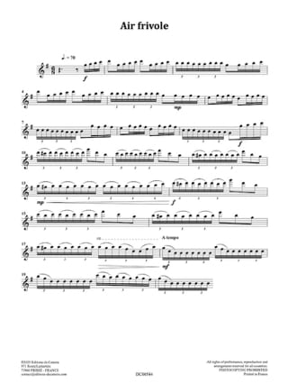 10 Miniatures pour Flûte - Sandra Muller-Arnaudet - Partition